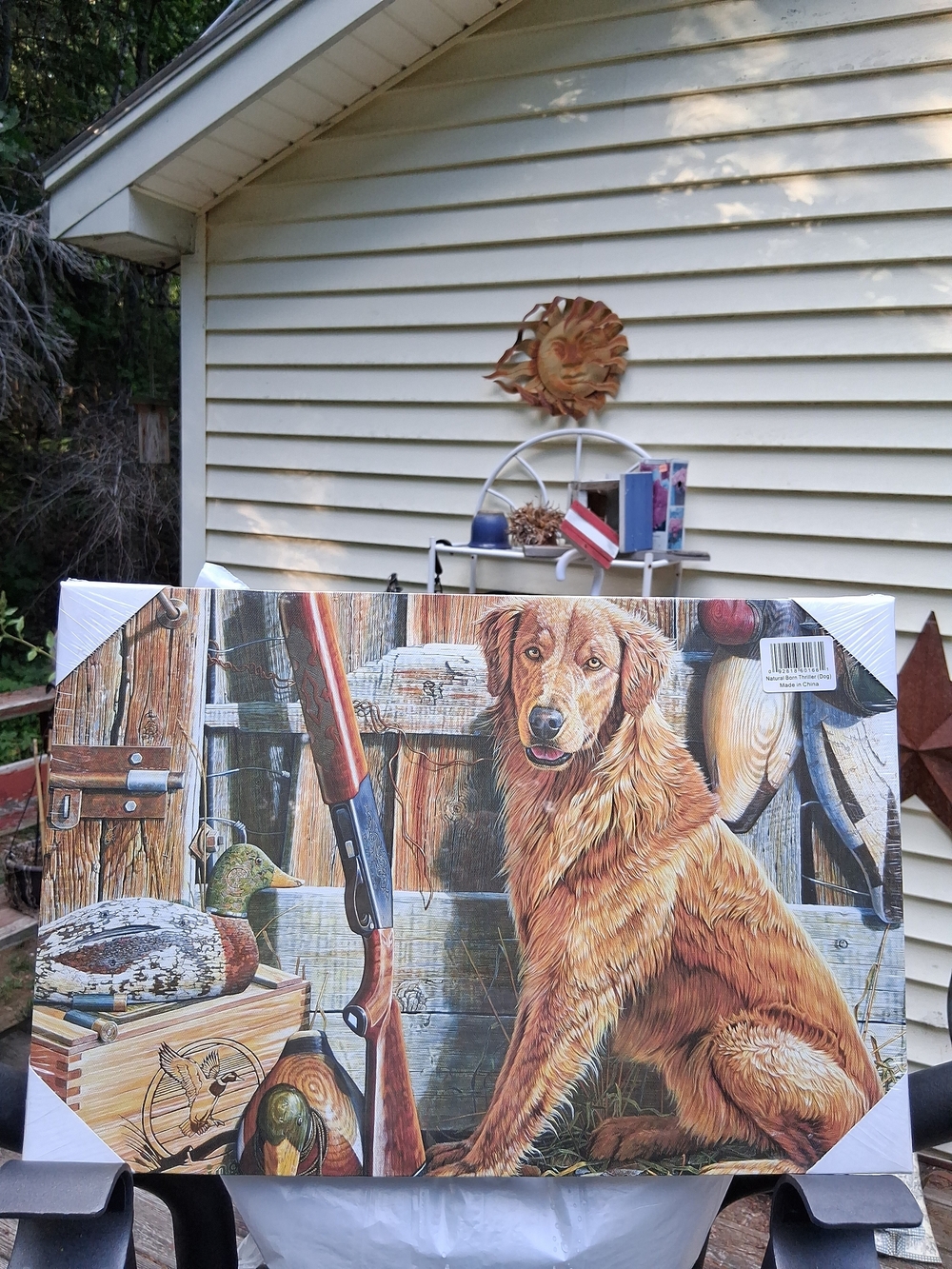 Wall Art "Natural Born Thriller" On Canvas 18X12 New In Plastic